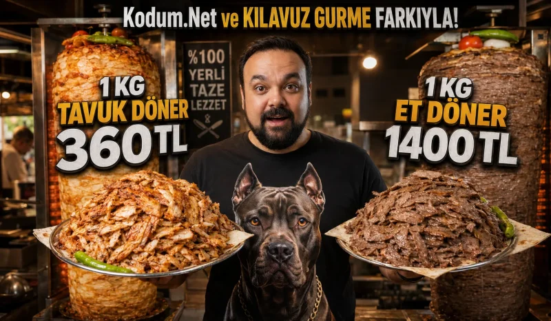 1 KG TAVUK DÖNER 360 TL